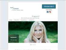 Tablet Screenshot of firstconcern.org